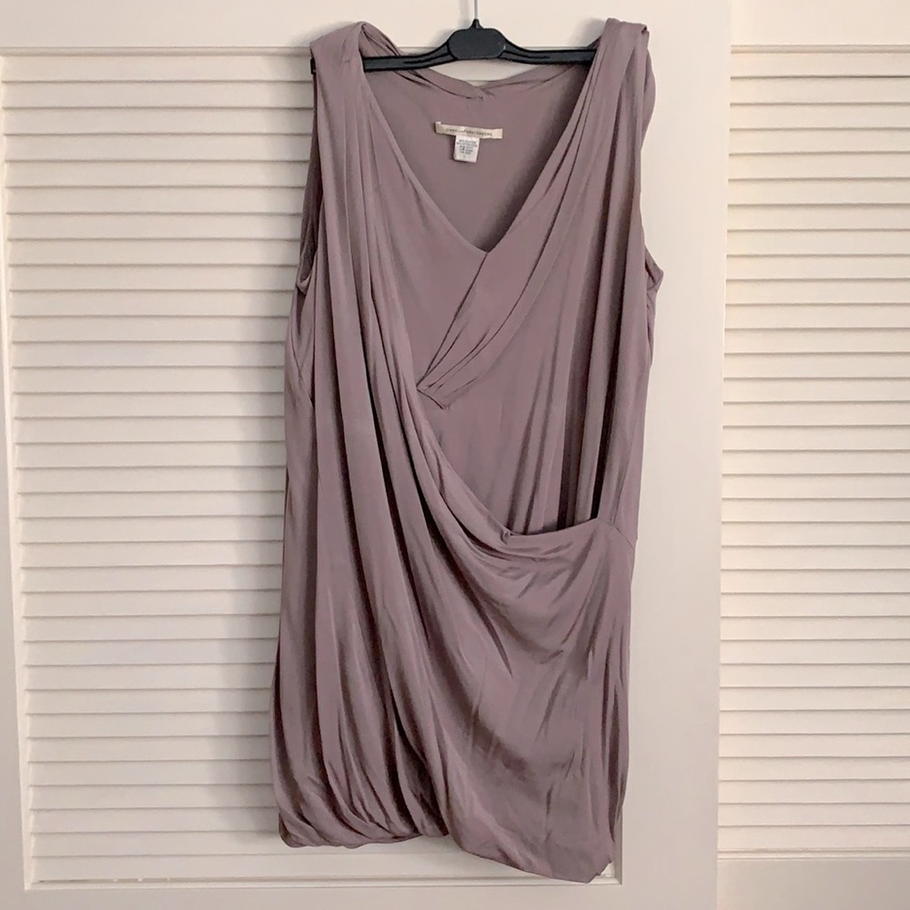 Diane von Furstenberg draped shift dress